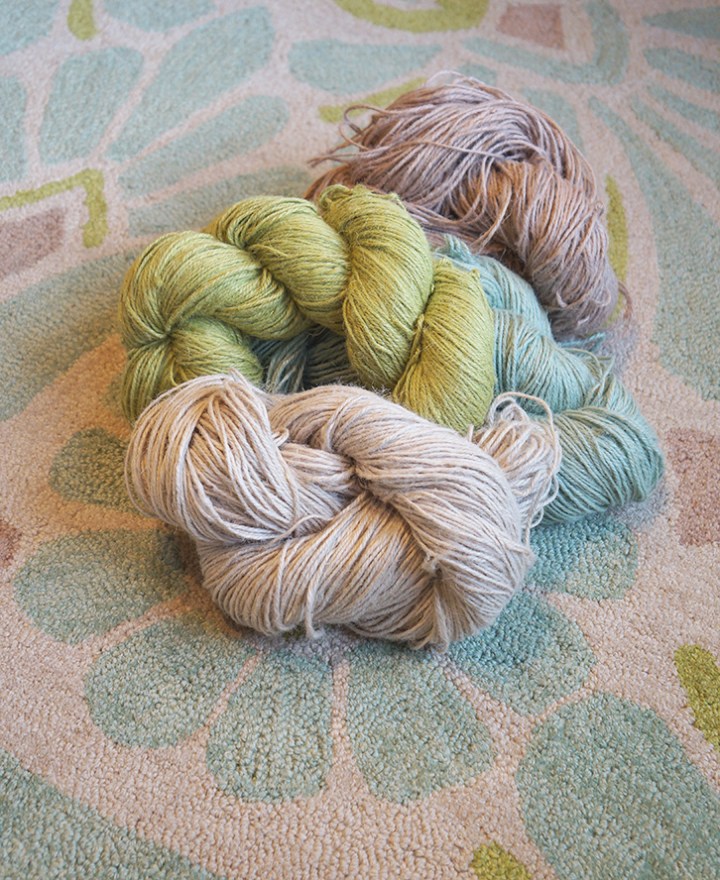 Yarn Balls of Hand Hooked Jute Rugs