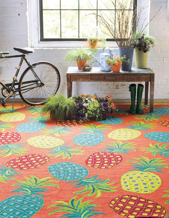 Pineapples Rug