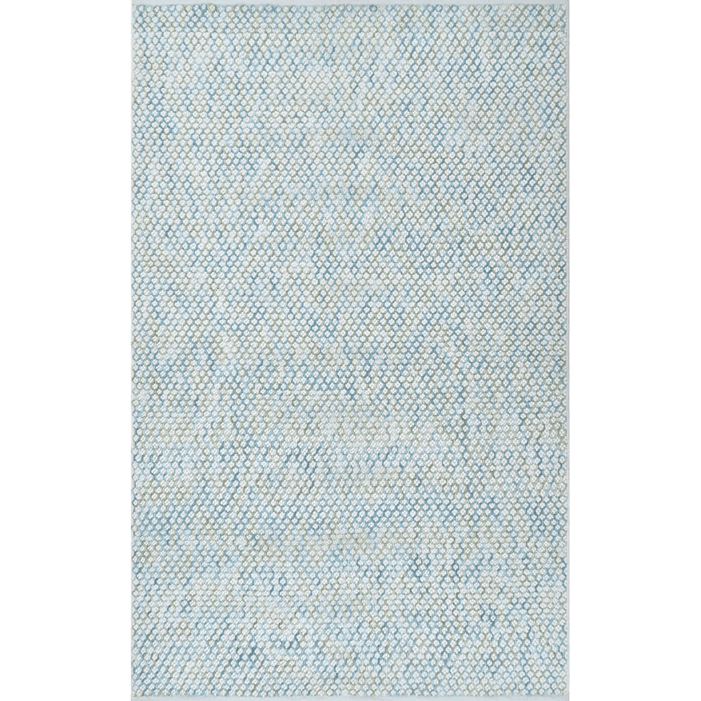 green and blue patterned rug Bubbles
