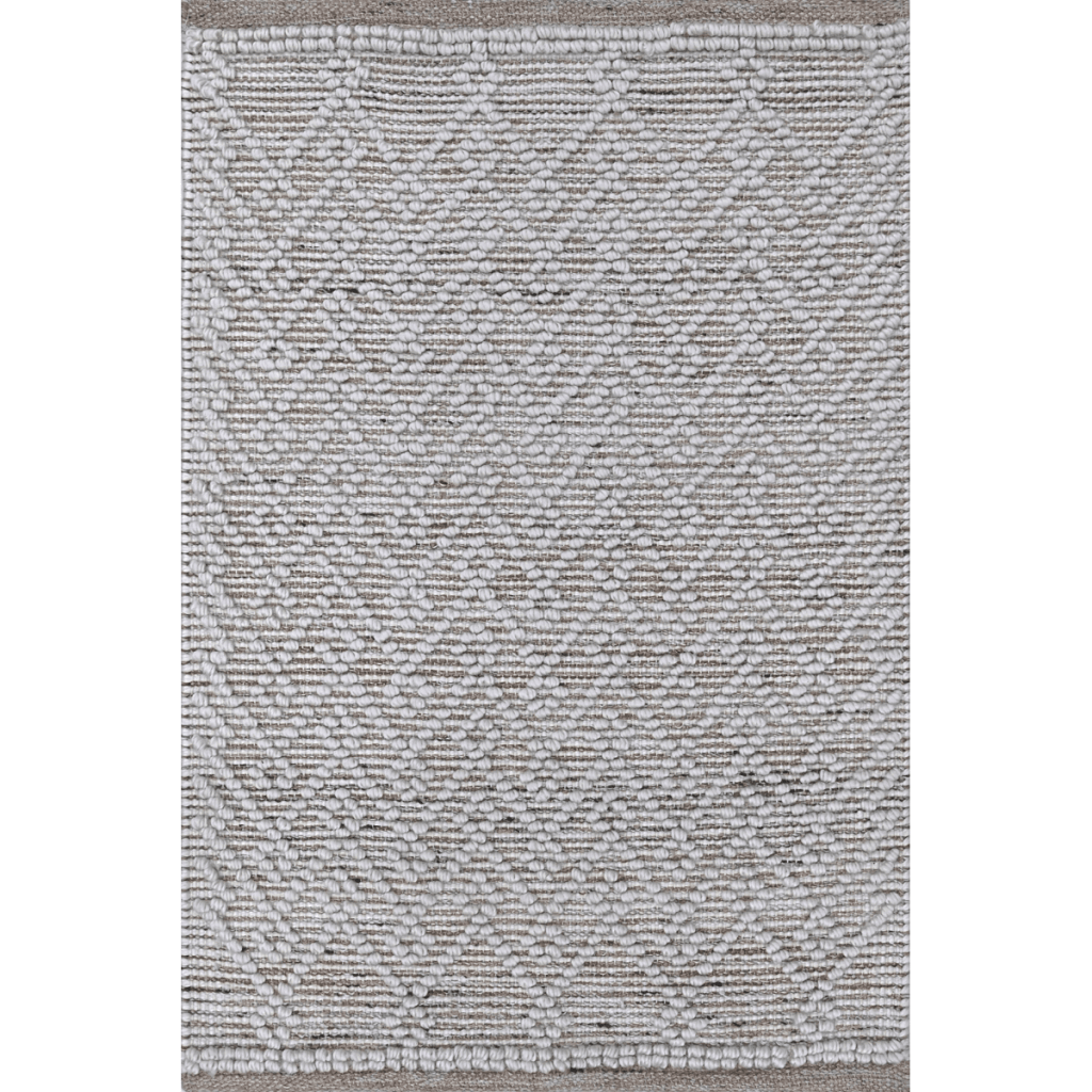 silhouette image of Pearly rug in pecan